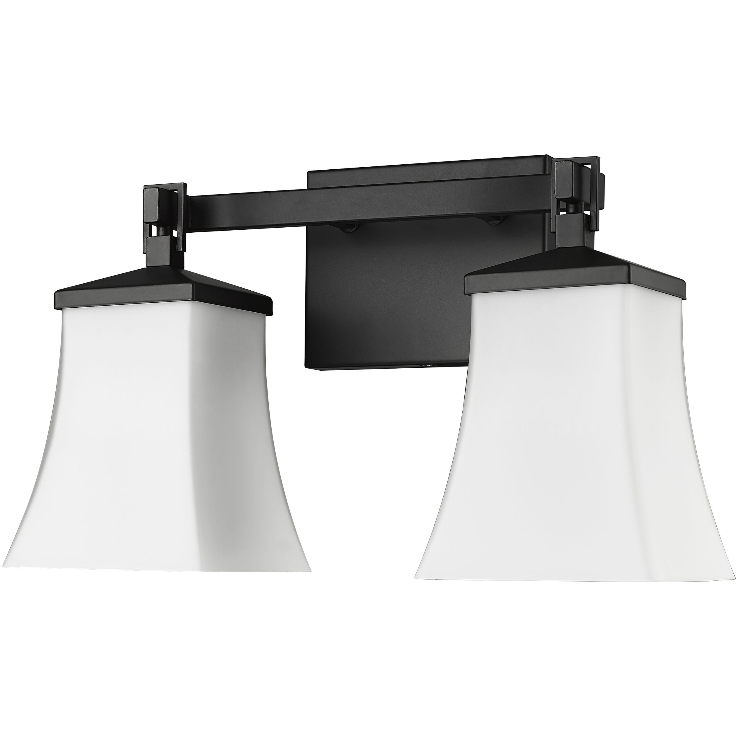 Sonorra 2 Light 15 inch Matte Black Bathroom Vanity Light Wall Light